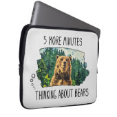 Funny Bear Laptop Sleeve (Vorne Rechts)