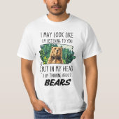 Funny Bear Lover T-Shirt (Vorderseite)