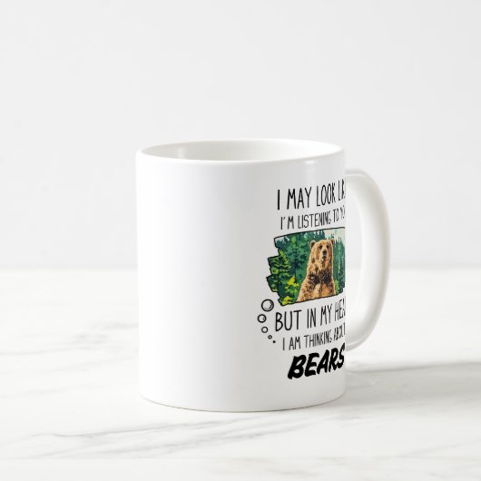 Funny Bear Lover Tasse (VorderseiteRechts)