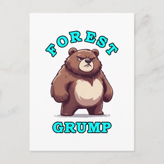 Funny Bear Postkarte (Vorderseite)