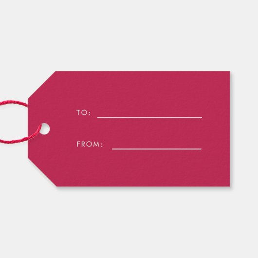 Funny Bear Pub Birthday Geschenkanhänger (Rückseite Horizontal)