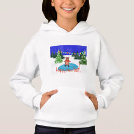 Funny bear Skaten Hoodie