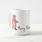 Funny bear Skaten Kaffeetasse (Vorderseite Links)