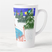 Funny bear Skaten Milchtasse (Rechts)