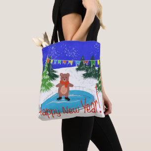 Funny bear Skaten Tasche
