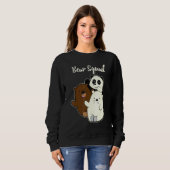 Funny Bear Squad für Grizzy Panda Bär Sweatshirt (Vorne ganz)