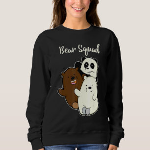 Funny Bear Squad für Grizzy Panda Bär Sweatshirt