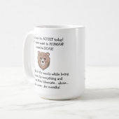 Funny Bear Tasse (Vorderseite Links)