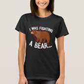 Funny Bear Tshirt, Get Well Soon Tee, Funny Injury T-Shirt (Vorderseite)