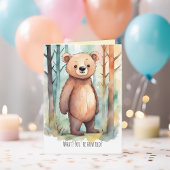 Funny Bear Years Birthday Karte