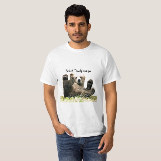 Funny Bear zitiert T - Shirt (Vorne ganz)