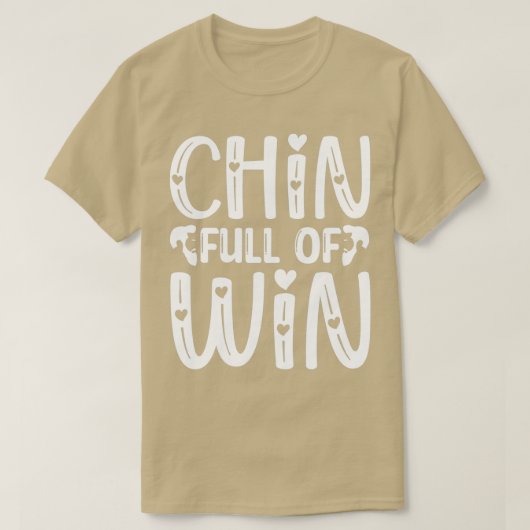 Funny Beard Geschenke Chin Full Win Classic Thirt T-Shirt (Design vorne)