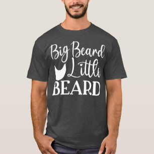 Funny Beard Geschenke für Männer Big Beard Little T-Shirt