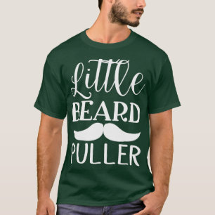 Funny Beard Geschenke für Männer Little Bart Pulle T-Shirt