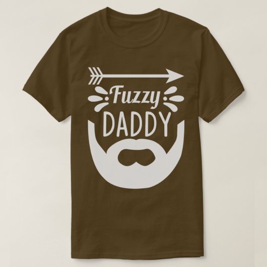 Funny Beard Geschenke Fuzzy Daddy Classic TShirt (Design vorne)