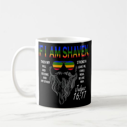 Funny Beard Gifts For Men Rule Dad Manly Bearded Kaffeetasse (Links)