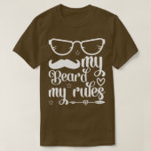 Funny Beard Gifts My Beard My Rules Classic TShirt (Design vorne)
