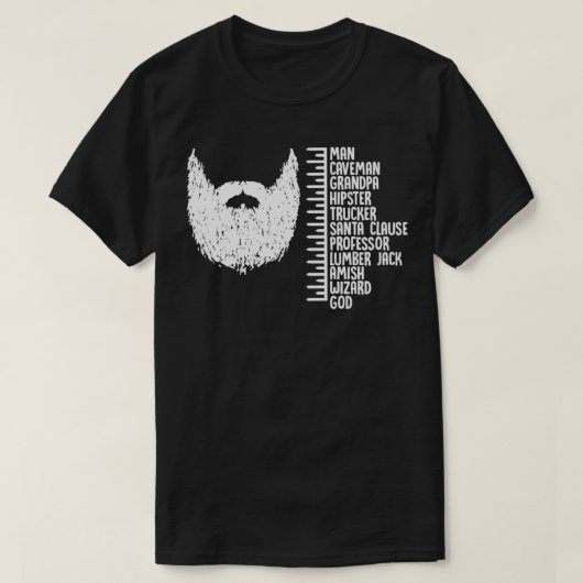 Funny Beard Growth TShirt (Design vorne)