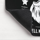 Funny Beard Quote Gift For Bearded Men Dad And Hus Mousepad (Ecke)