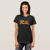 Funny Beard Stache Mustache T-Shirt (Vorne ganz)
