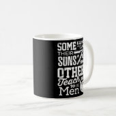 Funny Beard Vater Vater Teach Son zu Shave Daddy Kaffeetasse (VorderseiteRechts)