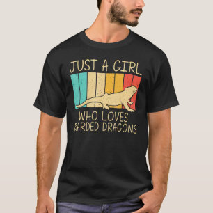 Funny Bearded Dragon für Girls Kid Reptile Iguana T-Shirt