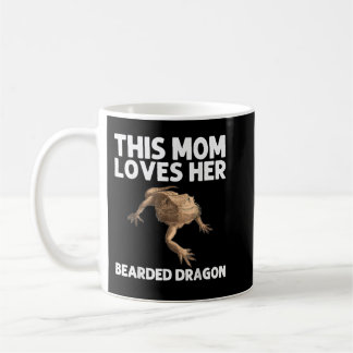 Funny Bearded Dragon Gift für Mama Frauen Lizard H Kaffeetasse