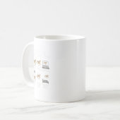 Funny Bearded Dragon Shirts Lizard Bartded Dragon Kaffeetasse (Vorderseite Links)