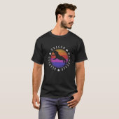 Funny Bearded Dragon Whisperer Retro Sunset Lizard T-Shirt (Vorne ganz)