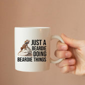Funny Bearded Dragon Zitat Kaffeetasse