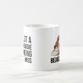 Funny Bearded Dragon Zitat Kaffeetasse (Mittel)