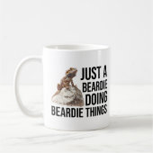 Funny Bearded Dragon Zitat Kaffeetasse (Links)