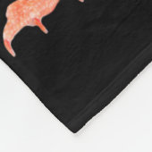 Funny Bearded Dragons Doing Karate Samurai Ninja L Fleecedecke (Ecke)
