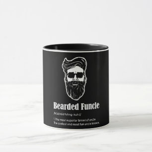 Funny Bearded Funcle Definition Tasse