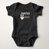 Funny Bearded Functional for Uncles Baby Strampler (Vorderseite)