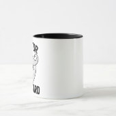 Funny Bearded Halloween Tasse (Zentrum)