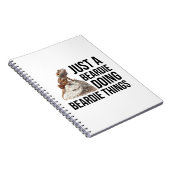 Funny Beardie Bartded Dragon Zitat Notizblock (Rechte Seite)