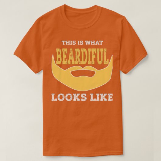 Funny Beardim Beard Gag Shirt Barted Men Gift (Design vorne)