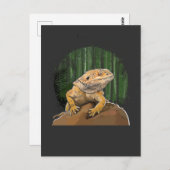 Funny Beargon Reptile Animal Lover Postkarte (Vorne/Hinten)