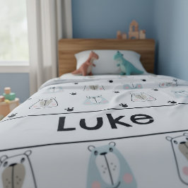 Funny Bears Kids Fleecedecke