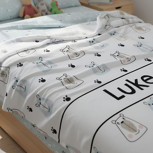 Funny Bears Kids  Fleecedecke