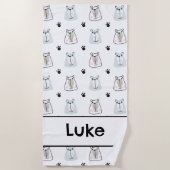 Funny Bears Kids Strandtuch (Vorderseite)