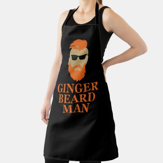 Funny Bearted Zittes Ingwerbart Schürze (InSitu)