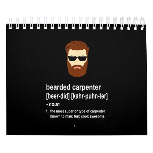 Funny Beat Carpenter Geschenk Männer Kalender (Titelbild)
