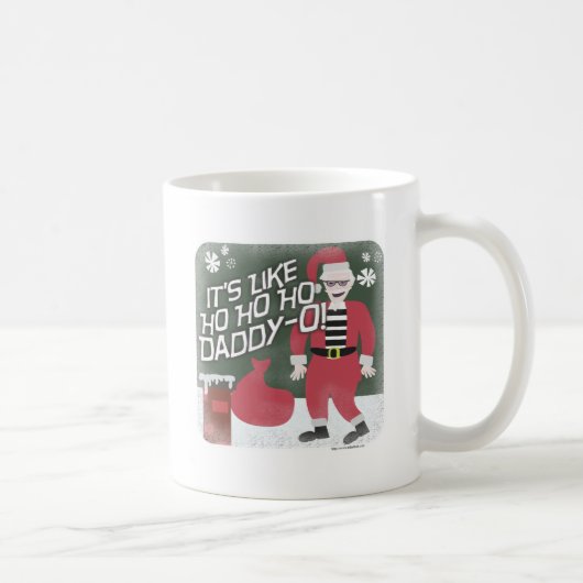 Funny Beatnik Santa Kaffeetasse (Rechts)