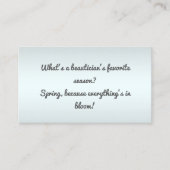 Funny Beauty Visitenkarte (Vorderseite)