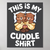 Funny Beaver Couple This Is My Cuddle  Poster (Vorne)