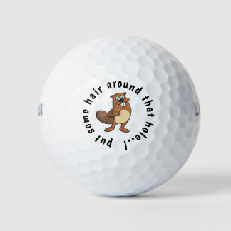 Funny Beaver 😂 Hair rund um Hole Golfball