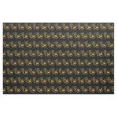 Funny Beaver mit Baum Art Stoff (Yard (91,4 cm))