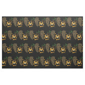 Funny Beaver mit Baum Art Stoff (Fat Quarter (45,7 x 55,9 cm))